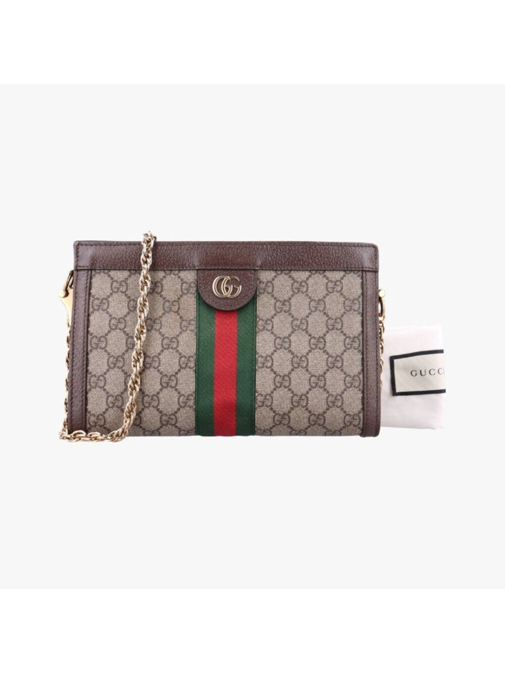 Gucci Ophidia Brown Red Green Leather